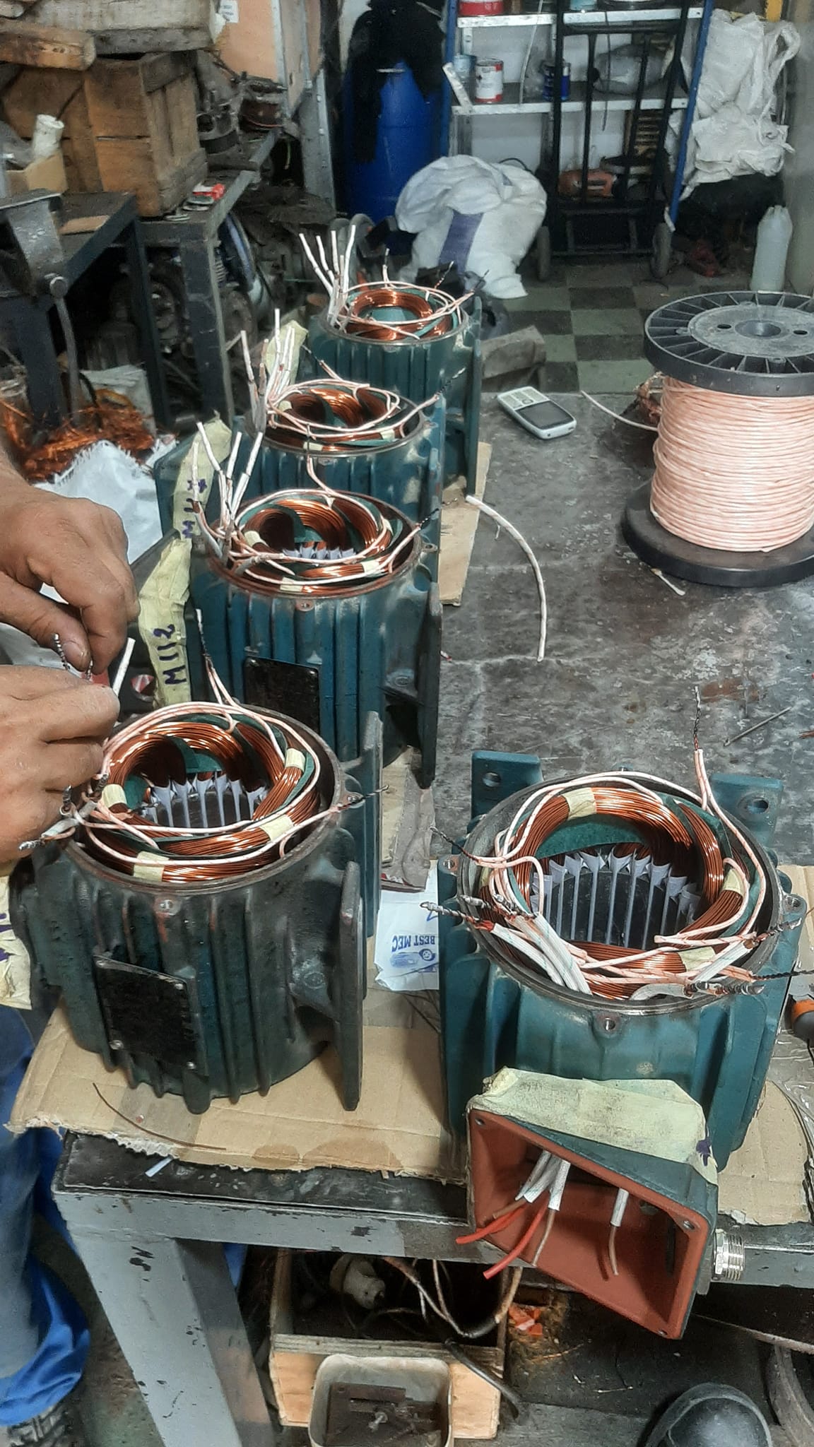 rebobinage moteur électrique en Tunisie à Ben Arous